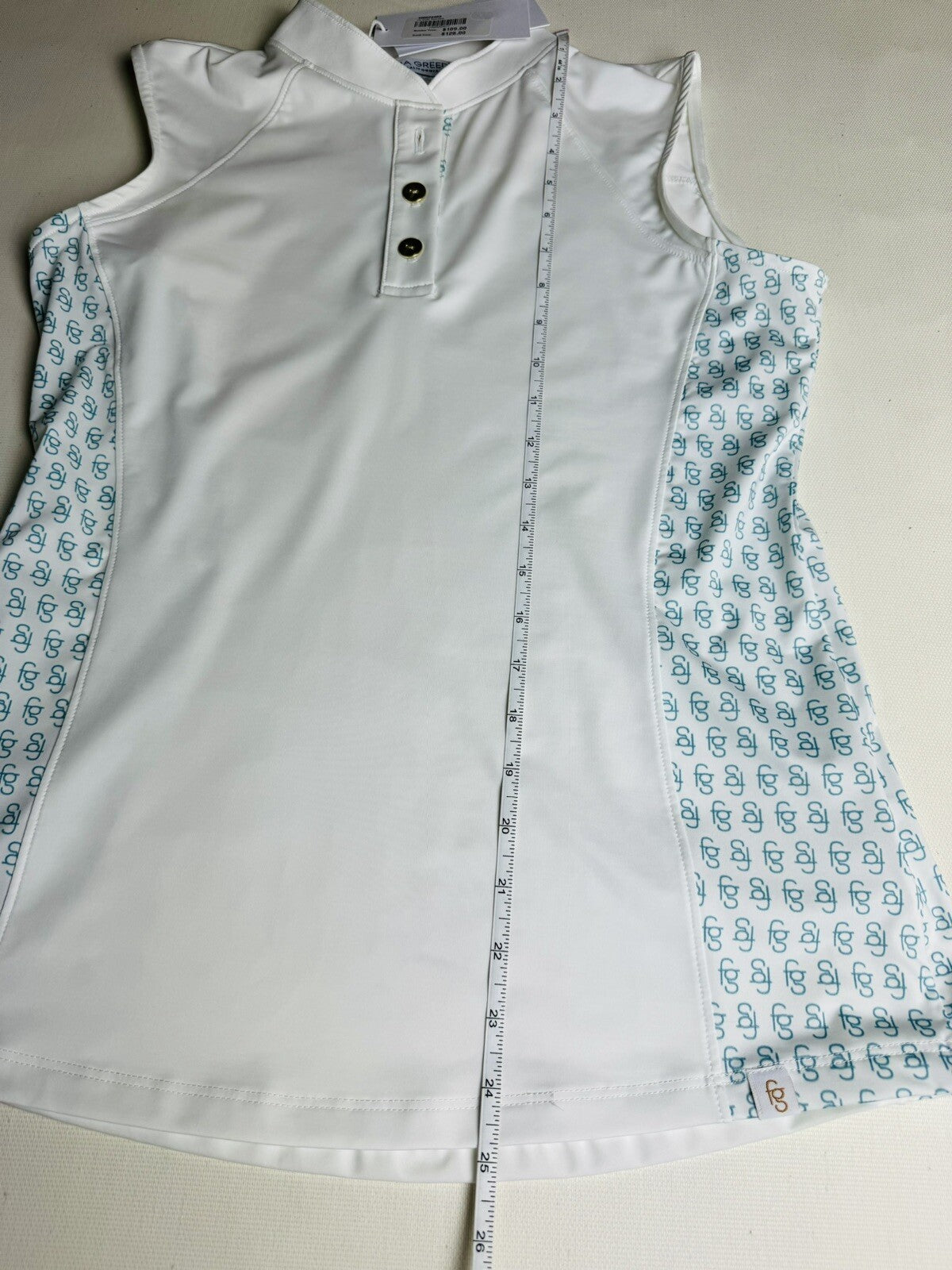 FIA Green California Women’s Top Sz S Golf Shirt. (67)