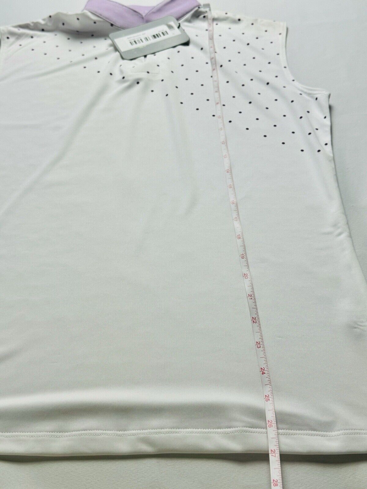 H5G High 5 Golf Women’s Polka Dots Polo Shirt Sz S. (B.72)