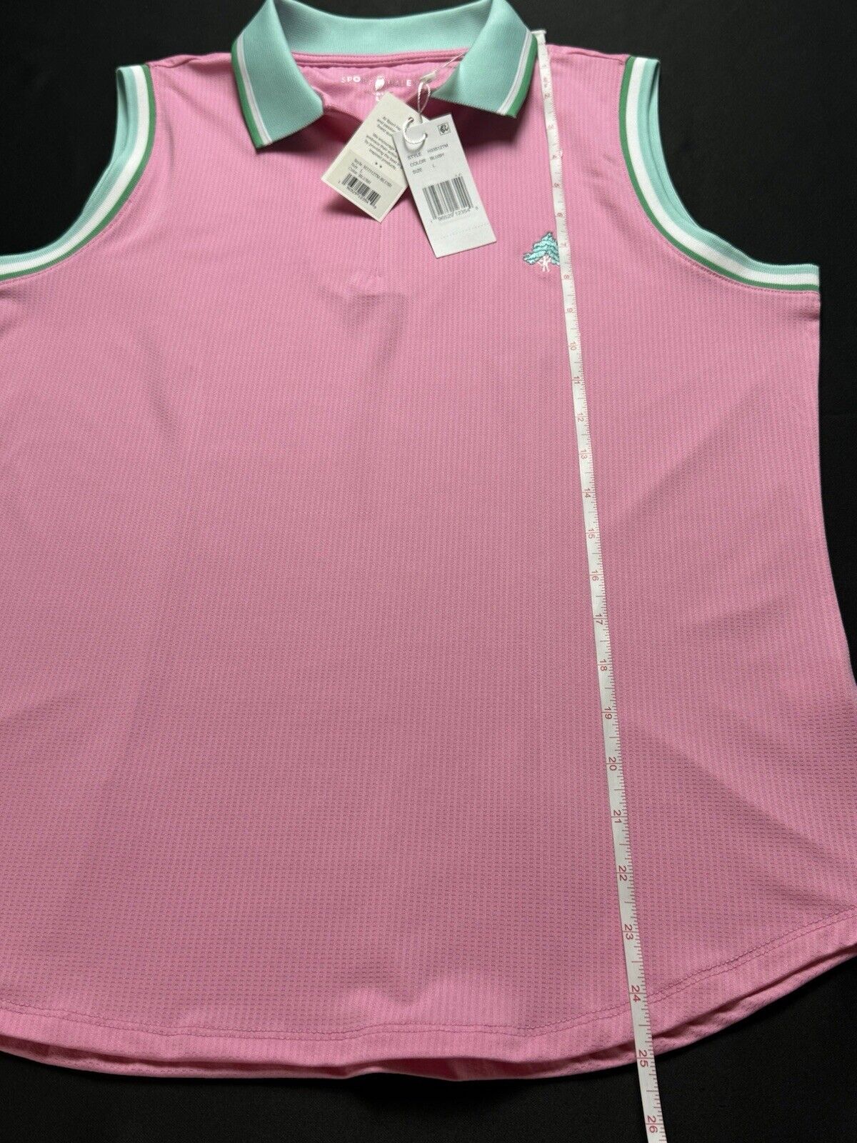 Sport Haley Women's Top Golf Shirt Sz L. (B.82)