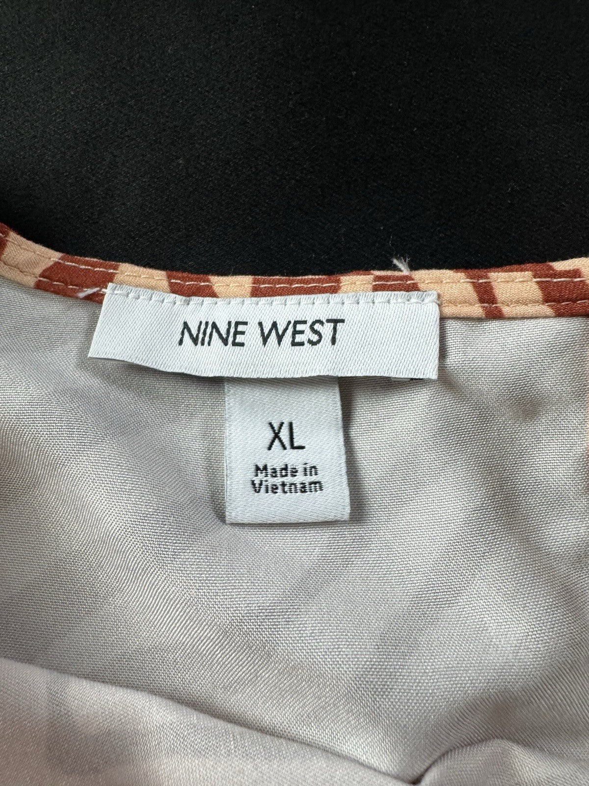 Nine West Zebra Printed Maxi Dress Sz XL. (B.169)