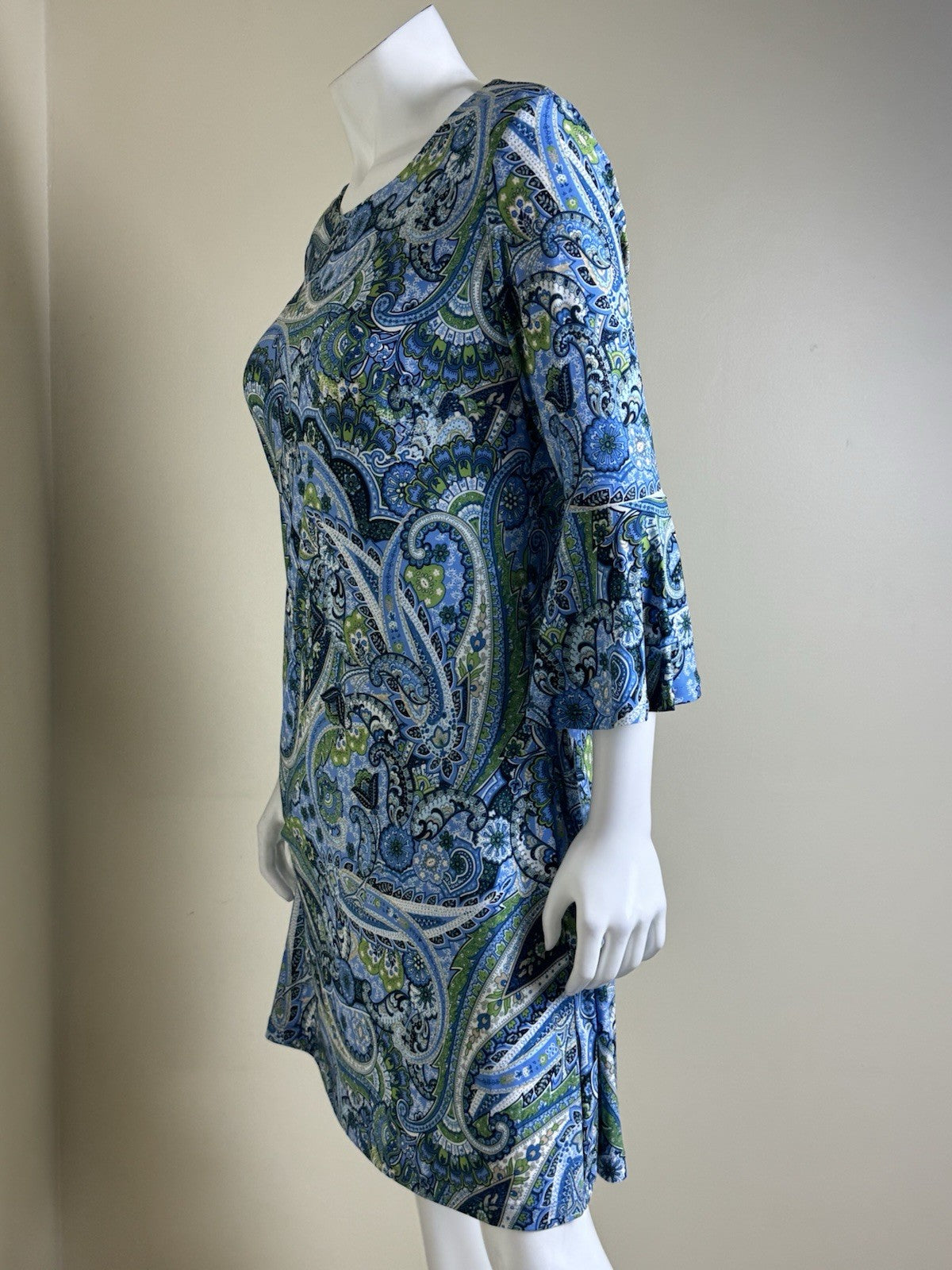 $99 Tommy Hilfiger Women’s Blouson Blue Dress Sz 10 (B.152)