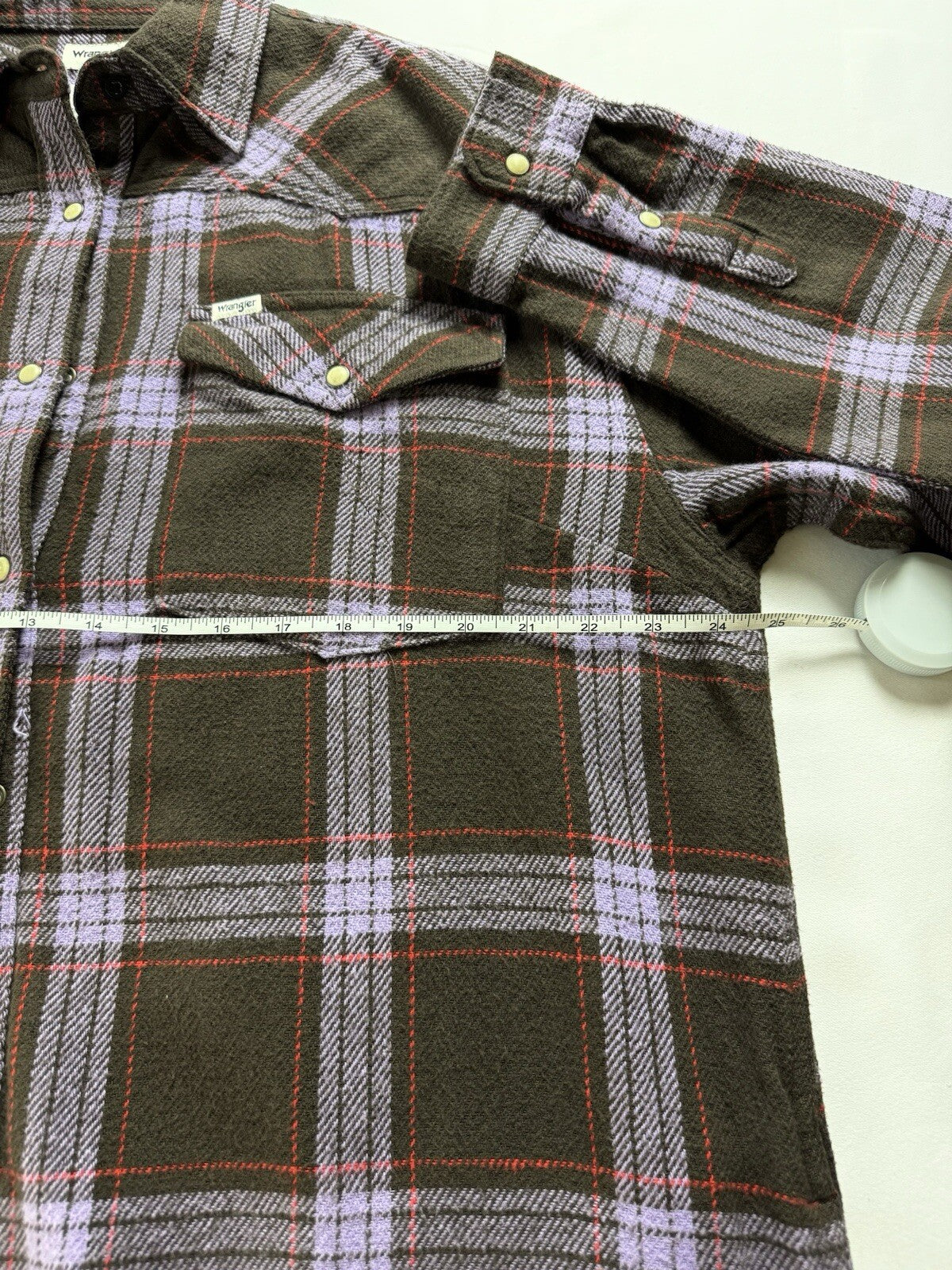 Wrangler Women's Plaid Print Long Sleeve Western Dress Sz S. (B.99)