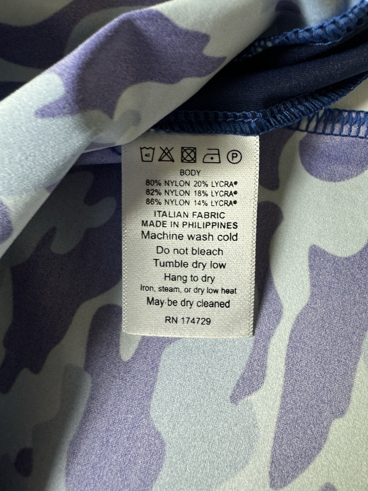 Kinona Golf Dress UPF 50+ Camo Print Pockets Pullover Sz S. (B.103)