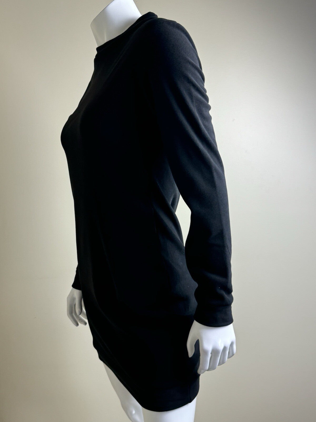 Xuan2Xuan3 Women’s Black Fleeces Long Sleeve Sweater Dress Sz S. (B.99)