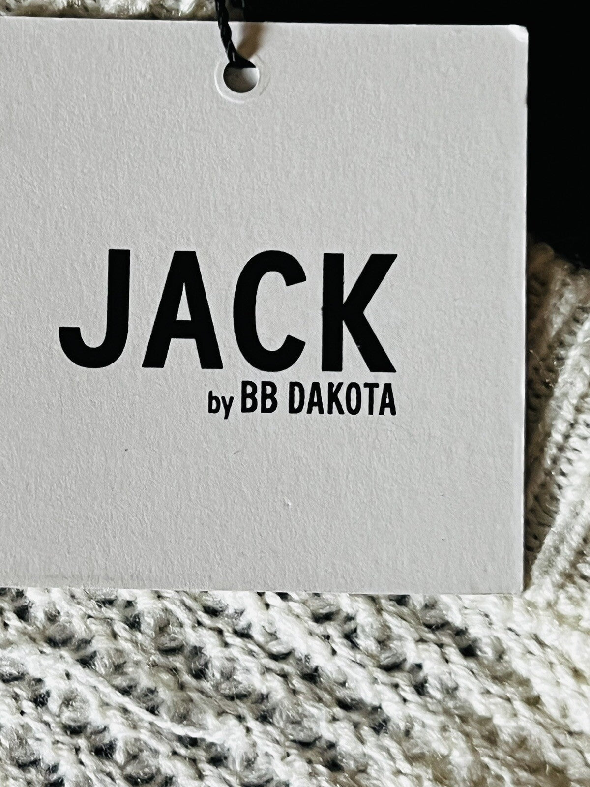 Jack BB Dakota Women’s Knit Fringe Sweater Sz L Boho Top