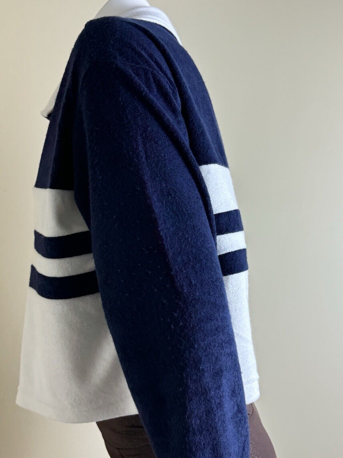 7 For All Mankind Women’s Long Sleeve Collar Sweater Sz M (B.85)