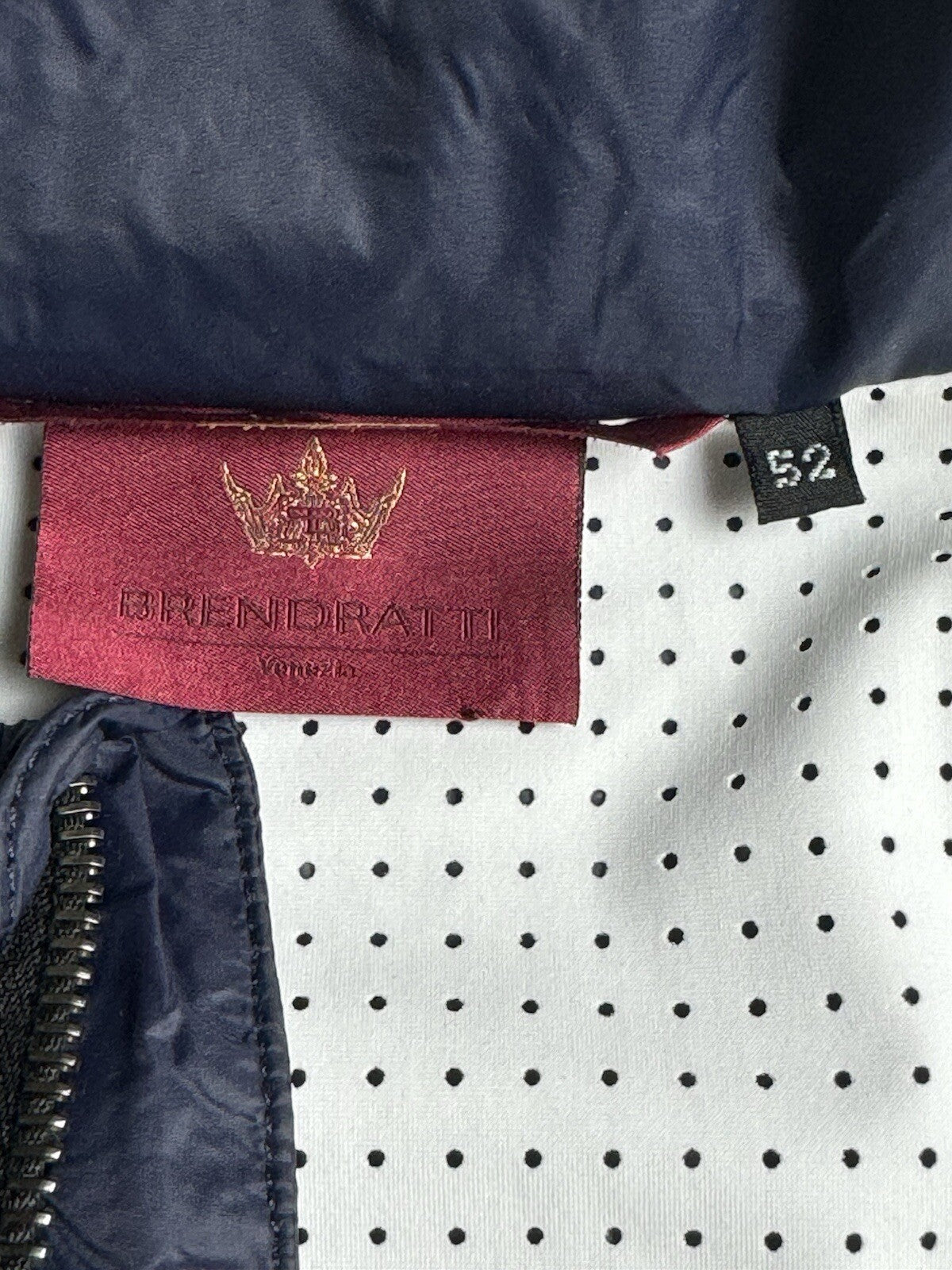 BRENDRATTI Women’s Navy JACKET Sz 2XL Ital 52. (B.114)
