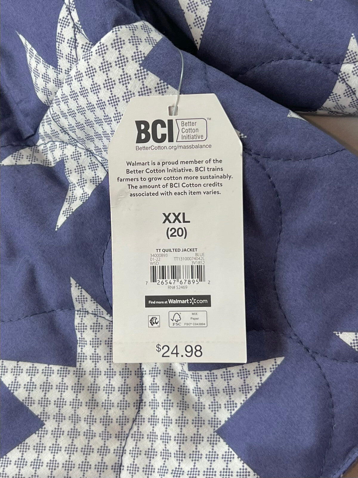 Time And True Women's Blue Cardigan Sweater Sz XXL