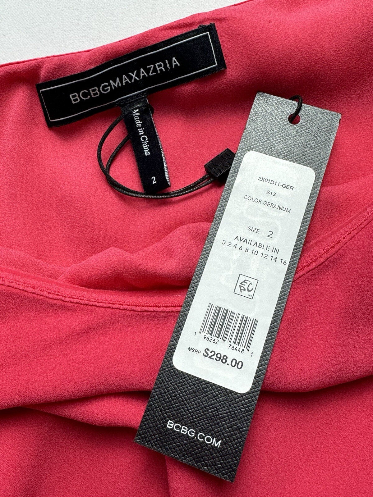 $298 BCBGMAXAZRIA Women’s Dress Size 2 . (B.55)