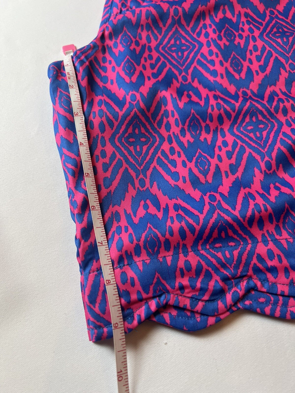 Birdies And Bows Women’s Multicolor Pink Blue Golf Shorts Size 6. (18)