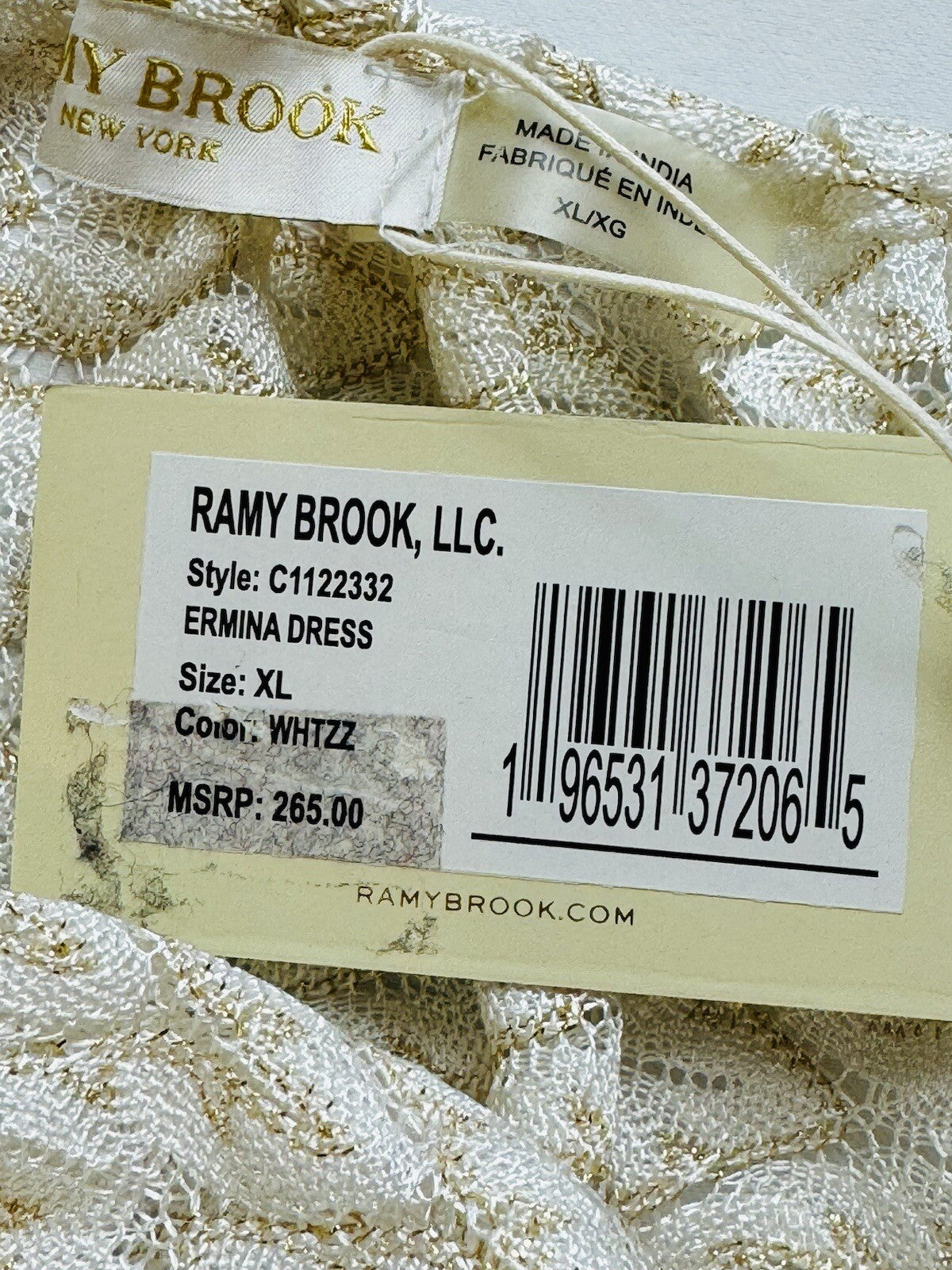 $265 Ramy Brook Women's Ermina Dress Size XL (B.63)