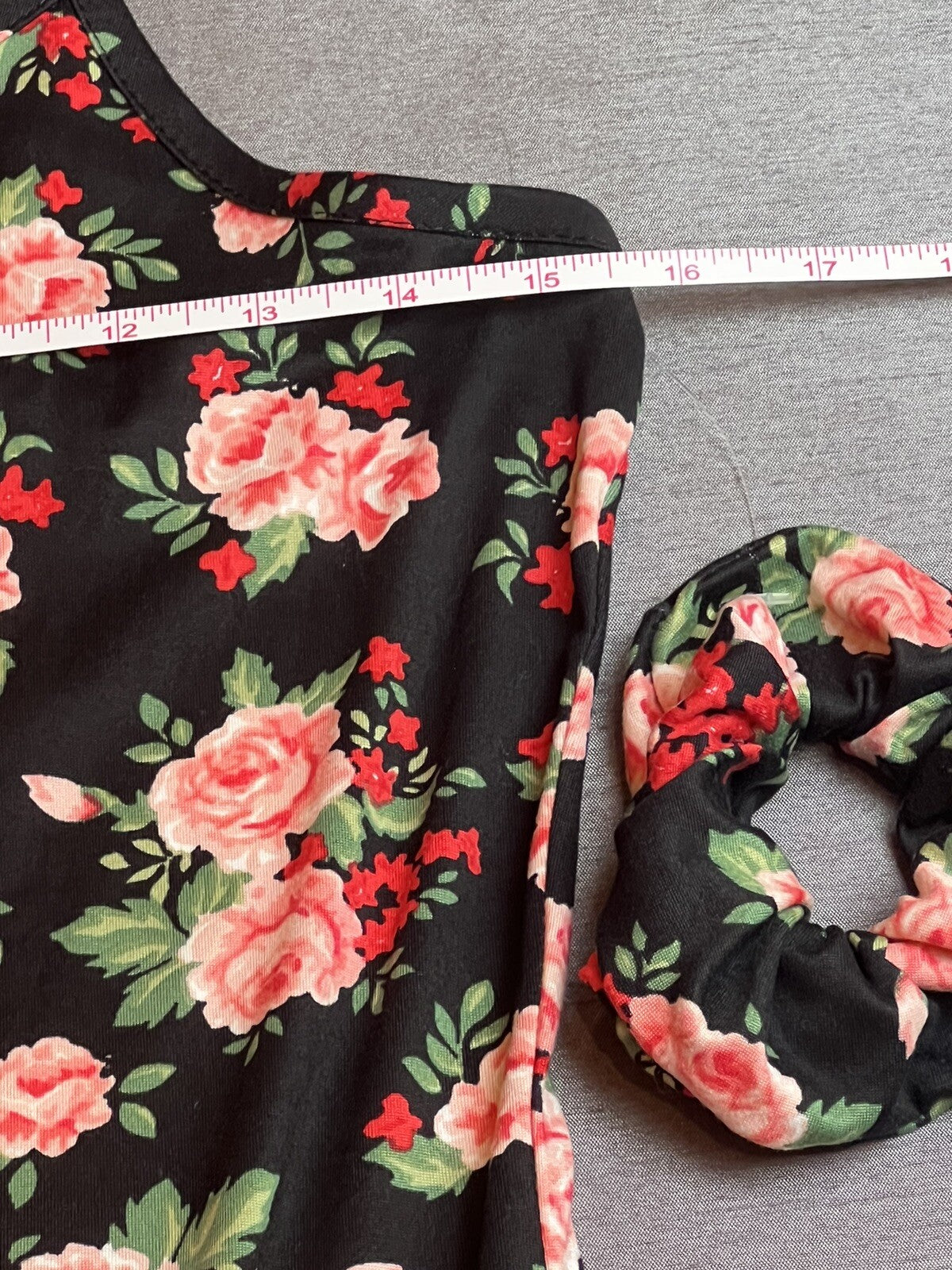 Urban Rose Dress Floral Stretch Long sleeveless Sz XL