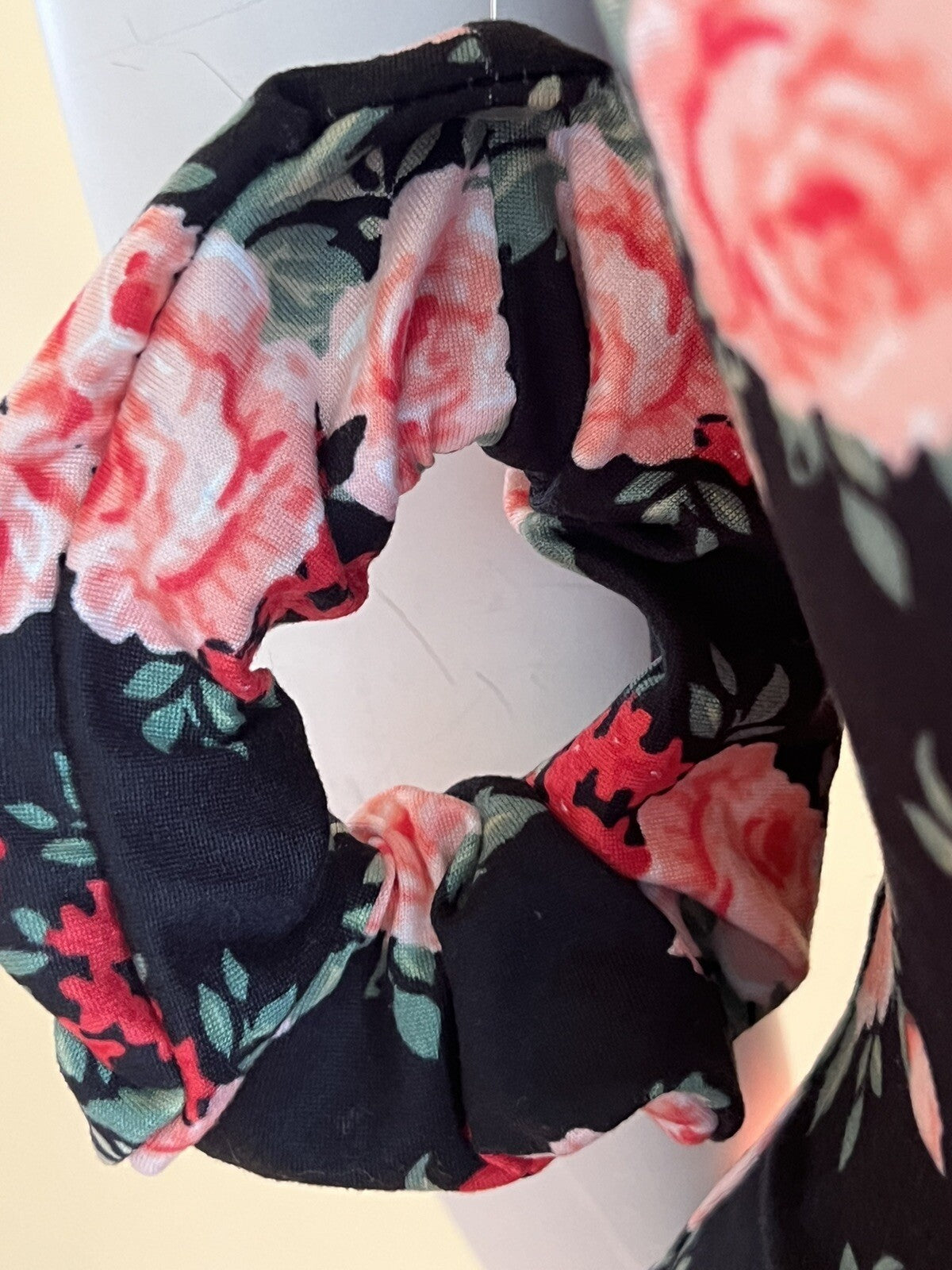 Urban Rose Dress Floral Stretch Long sleeveless Sz XL