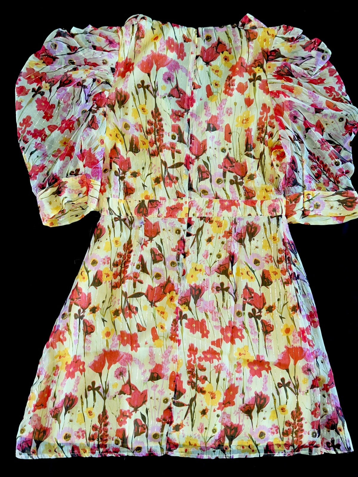 $228 WALTER BAKER Women’s Multicolor Floral Dress Sz 8