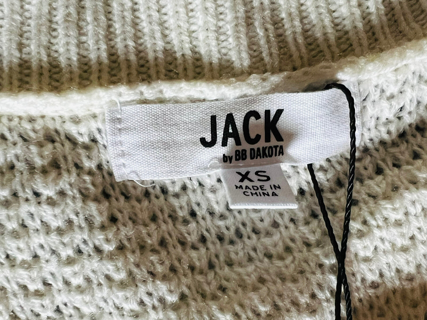 Jack BB Dakota Women’s Knit Fringe Sweater Sz XS Boho Top