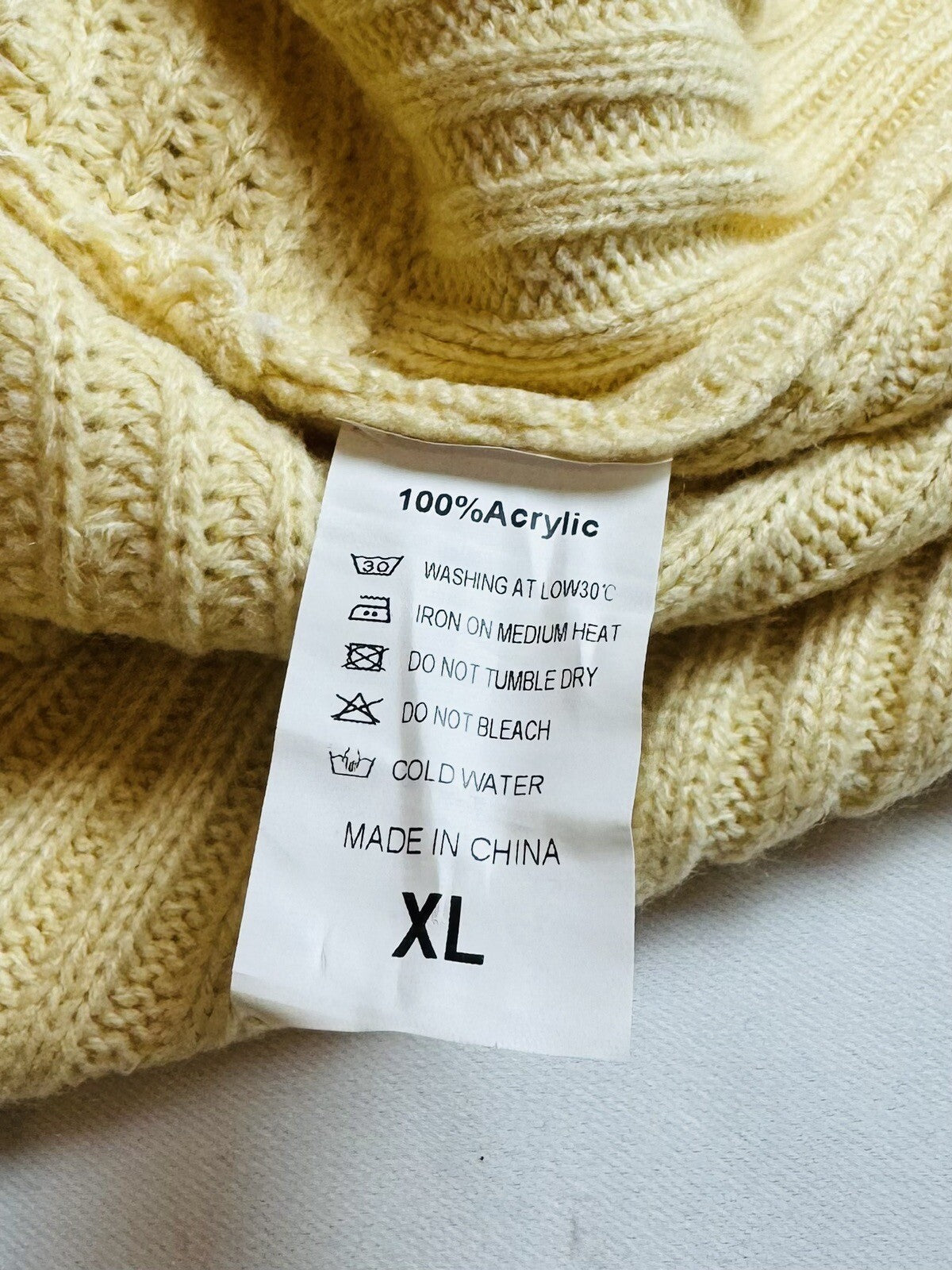 BTFBM Women’s Oversize Yellow Pull Over Top Dress Sweater Sz XL. (71)