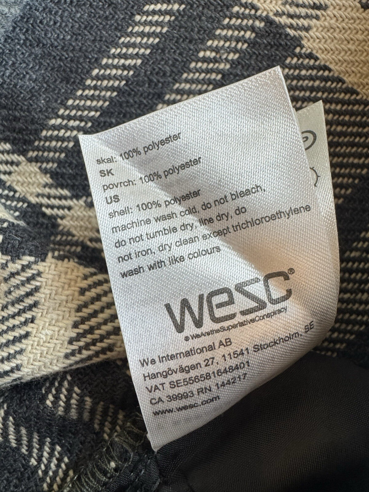 Wezc Unisex Liam Plaid Full-Zip Shirt Jacket - Men's-M/ Women's-L (B.95)