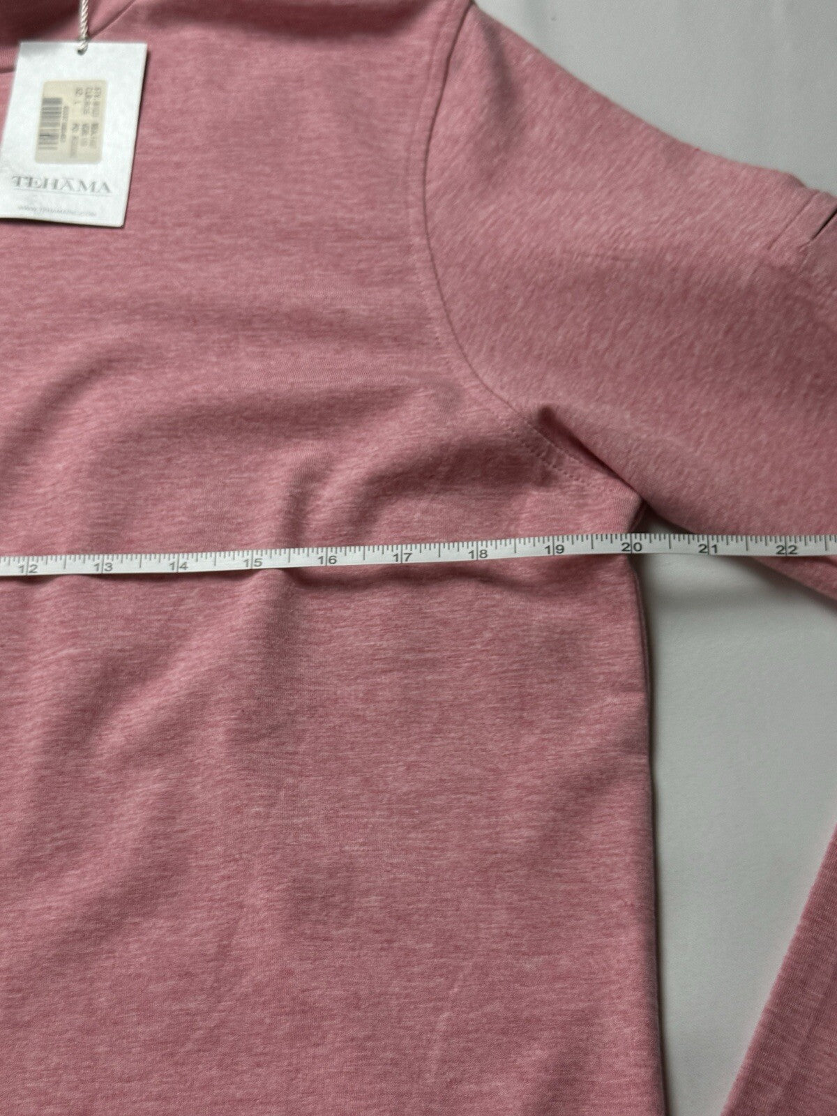 TEHAMA Women’s Rose Mock Neck Sweatshirt Sz L. (B.96)