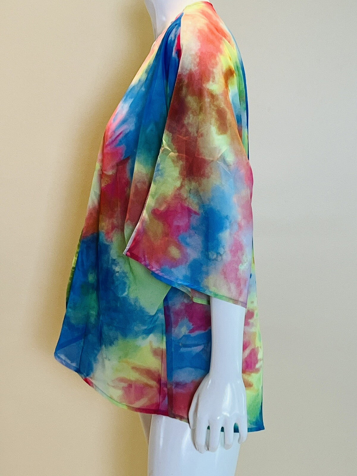 Women’s short sleeve cover up Size L Multicolor (8)