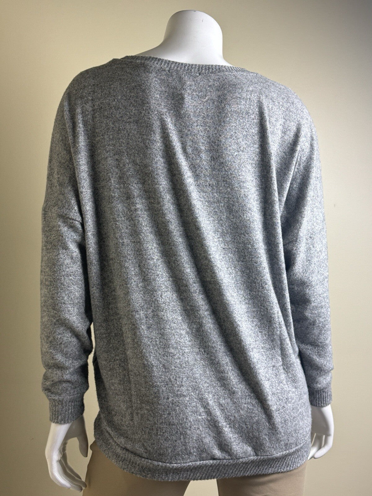 $128 Joie Sweater Pullover Women’s Heather Gray Jenina Sz S (B.116)