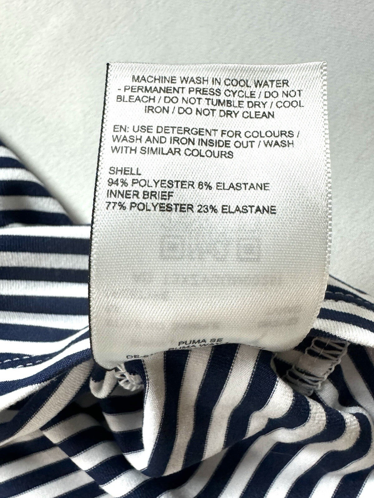 Puma Women’s Polo Striped Dress w/ Shorts Sz S (B.115/7)