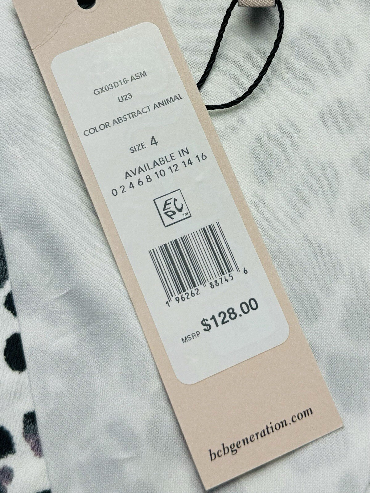 $128 BCBGeneration Women’s Dress Size 4 Cheetah Print. (B.60)