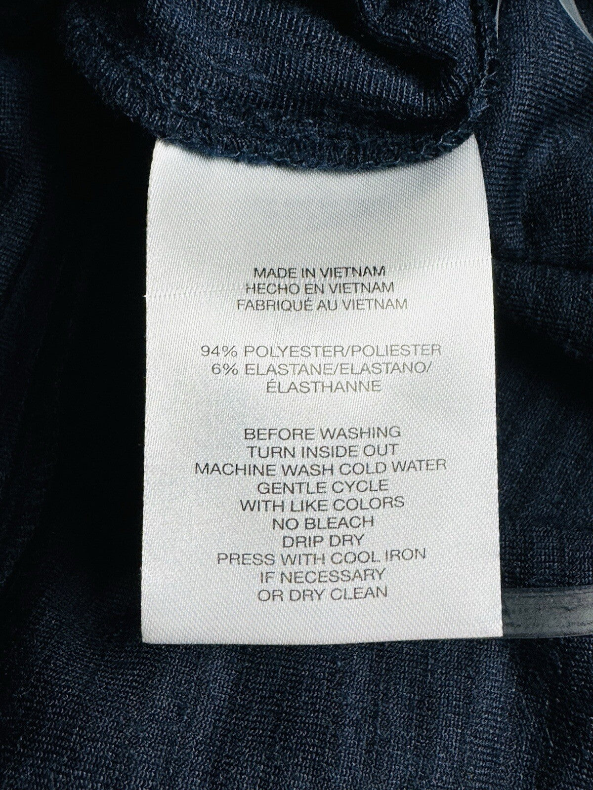 $79 Jones NY Signature Sweater Dress Women’s Size 12 Navy. (B.108)