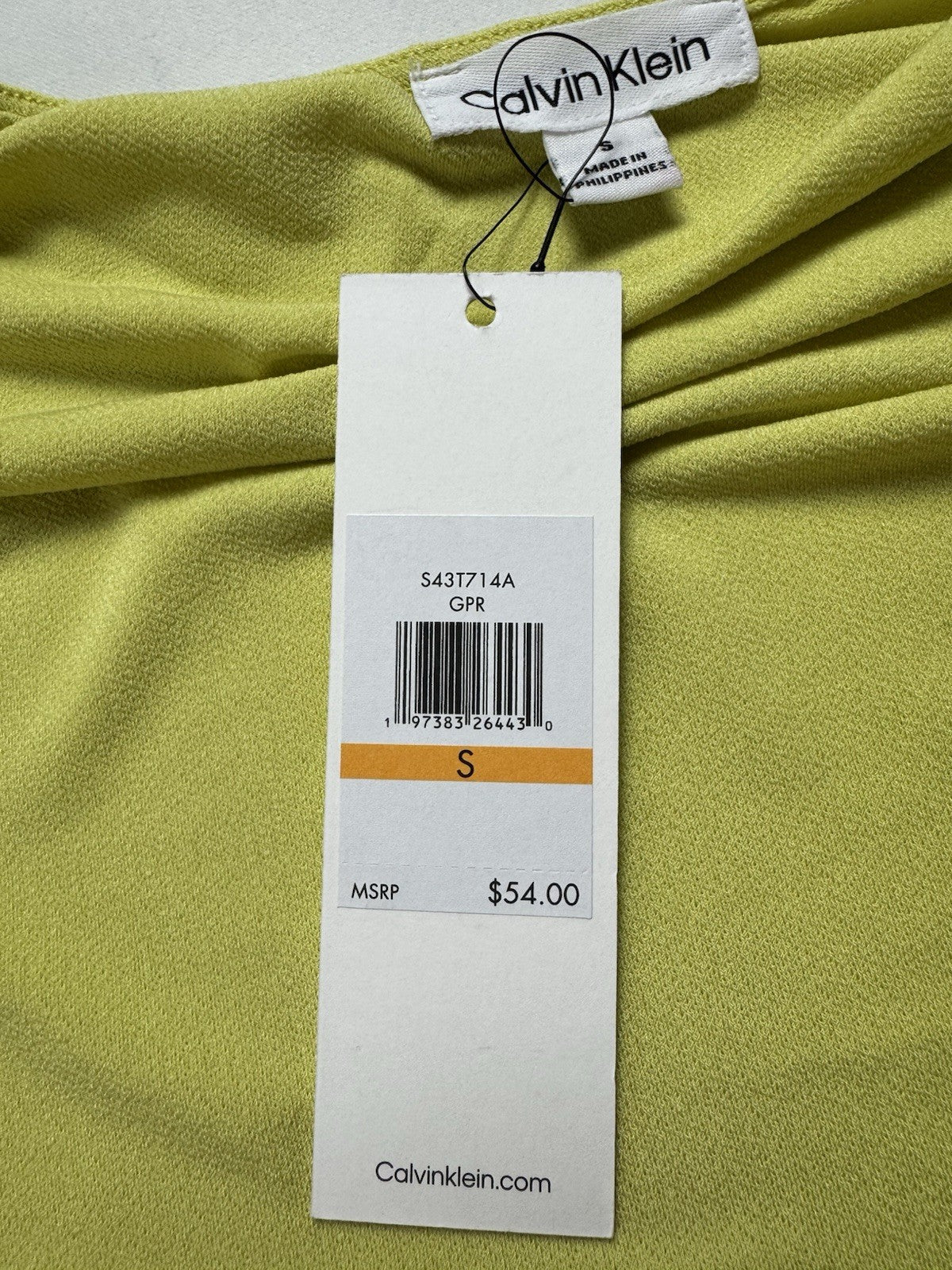 $54 CALVIN KLEIN Sleeveless Blouse Women’s Size S (B.150)