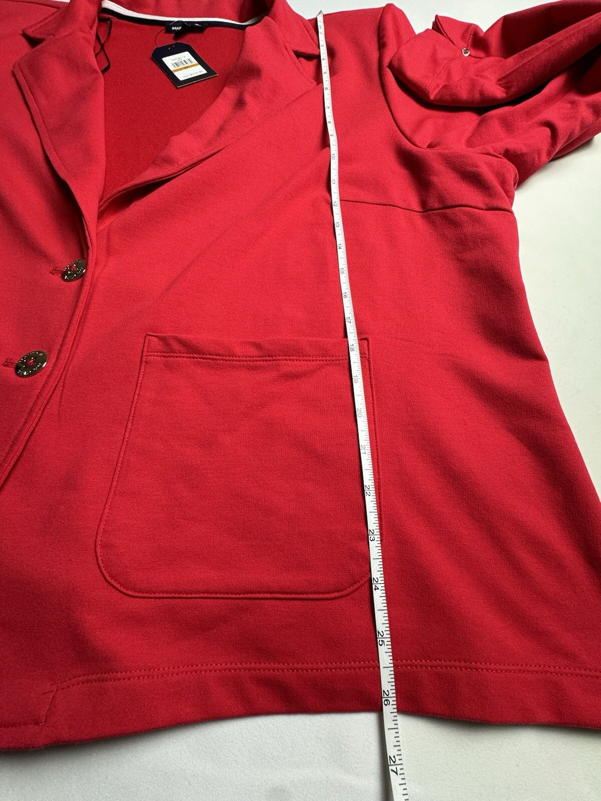 $119 Nautica Jeans Women’s Blazer Red Jacket Size 3XL (B.100)