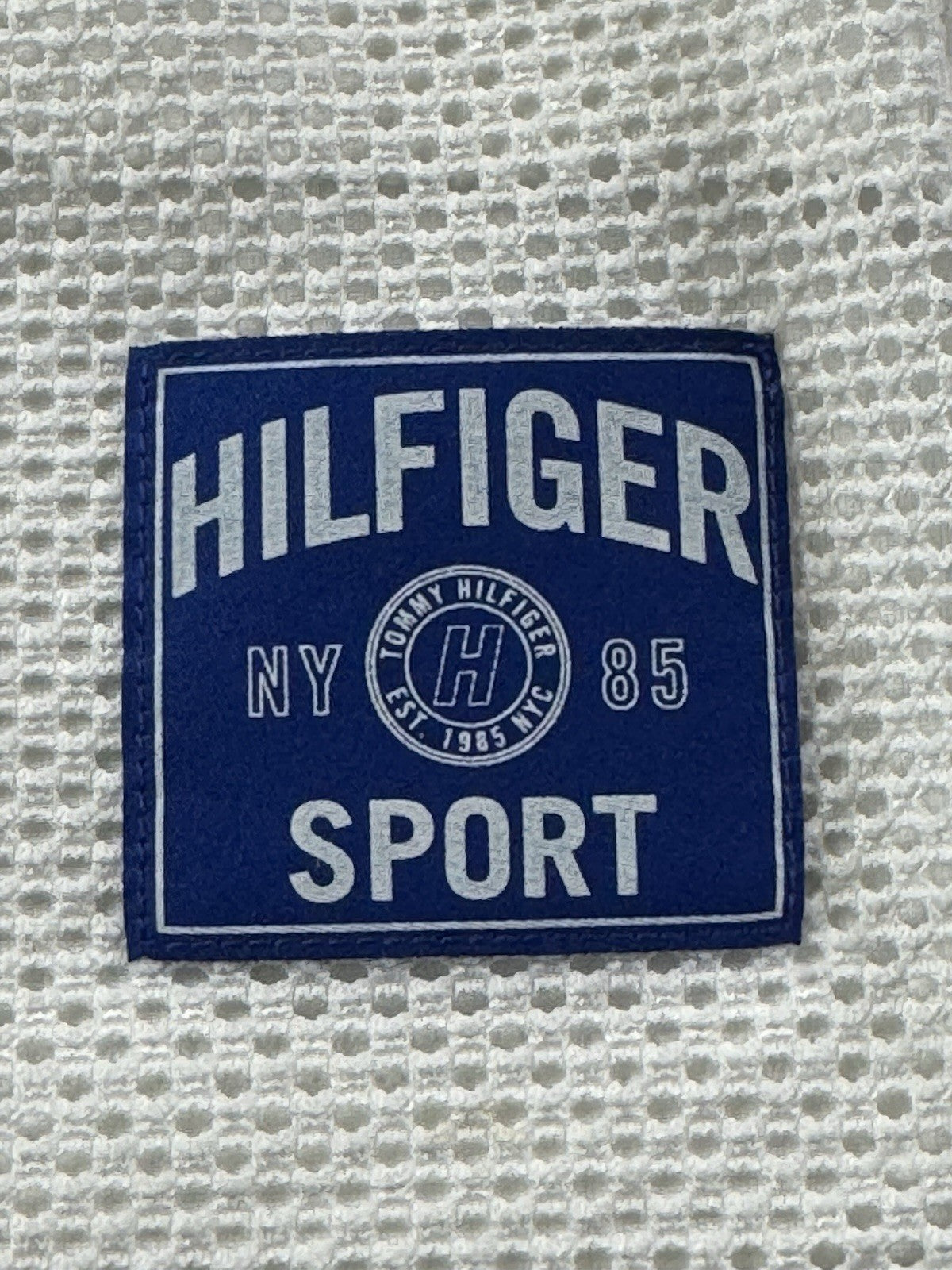 $49 Tommy Hilfiger Sport Women’s Shorts White Mesh Sz L. (B.027)