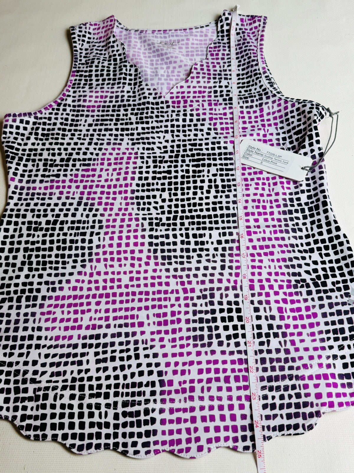 JOFIT Women's Golf Shirt/ Lotus Print Top Size S. (68)