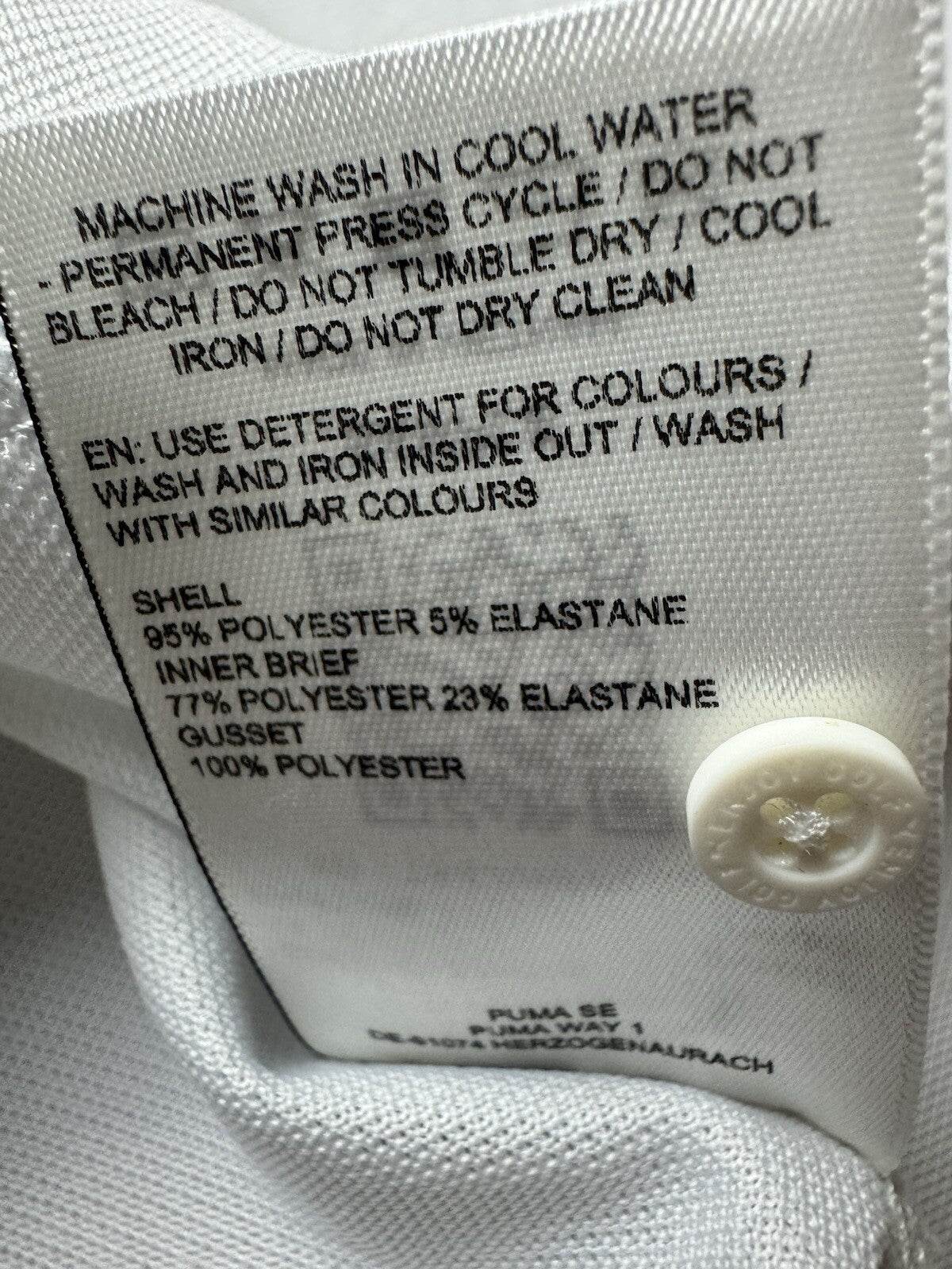 Puma Women’s Polo Dress White Sz S (B.137/3)