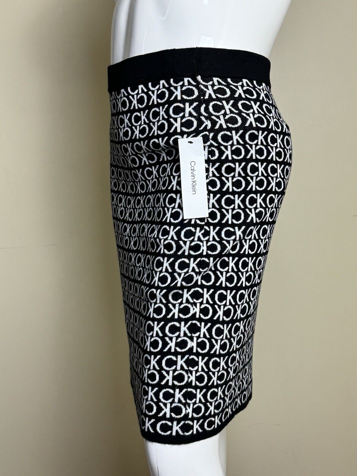 $89 Calvin Klein Women’s Straight Pencil Logo Skirt Sz L