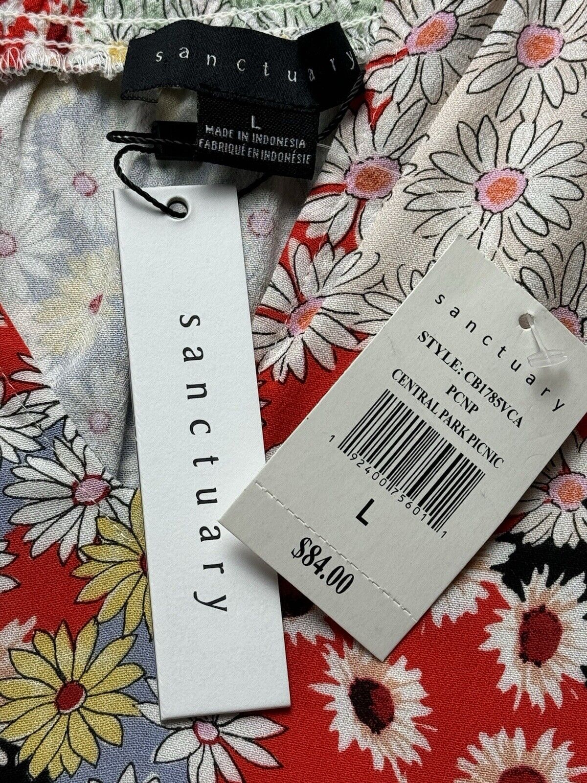 $84 Sanctuary Women’s Floral Blouse Top Size L. (B.66)