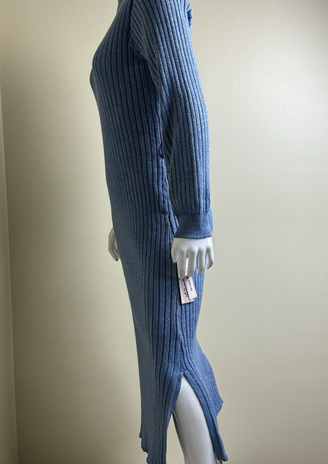 $138 NANETTE LEPORE Knit Blue Dress Sz XL (B.97)