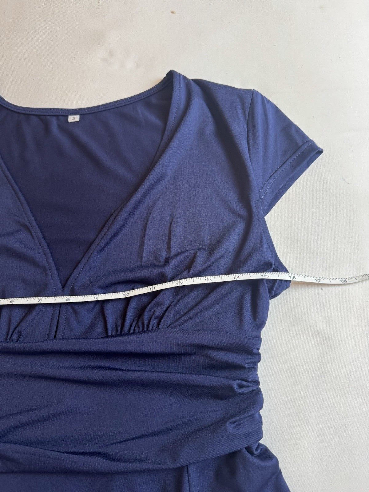 Women's Navy Maxi Dress Sz S. (B.164)