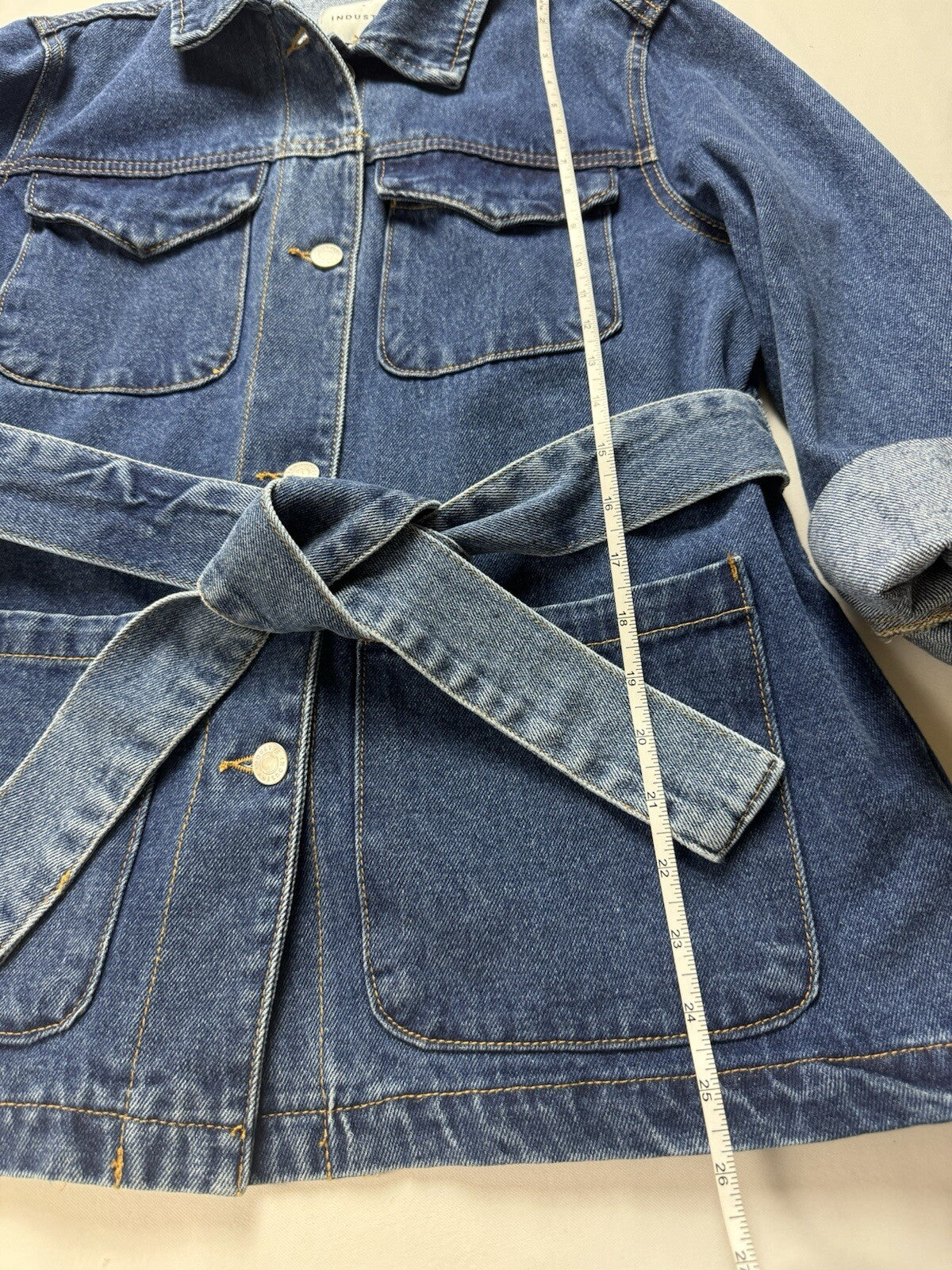 $88 Industry Republic Clothing Women’s Jeans Jacket Size S (B.113)