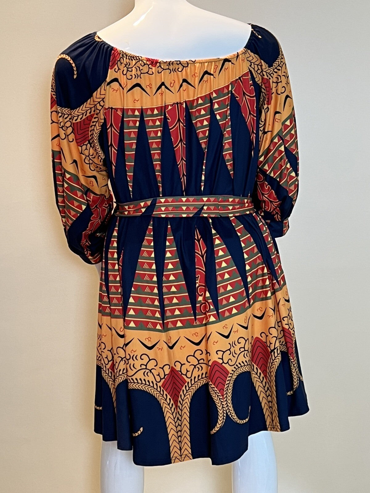 Women's Multicolor Dress Long Sleeve Sz XL (7)