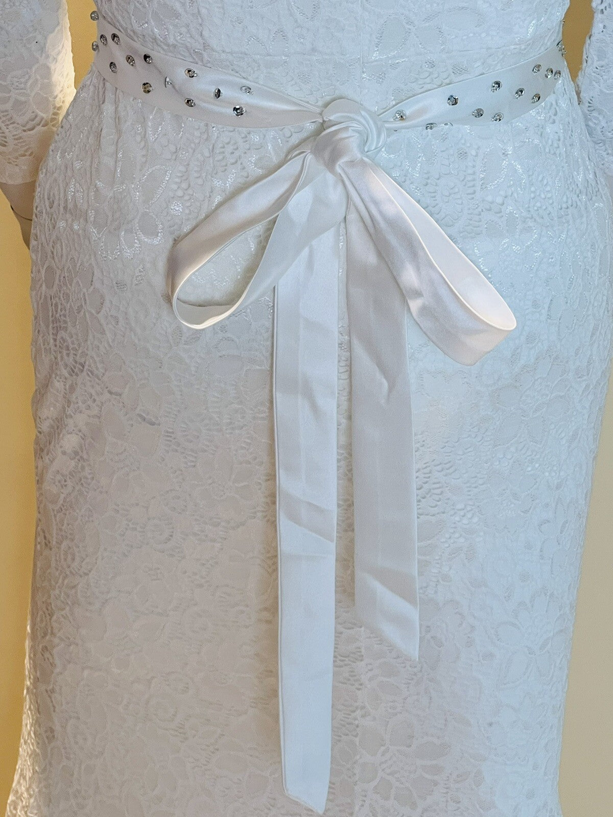 Women's Lace Mermaid Bridal Wedding Dresses Sz XL White (7)