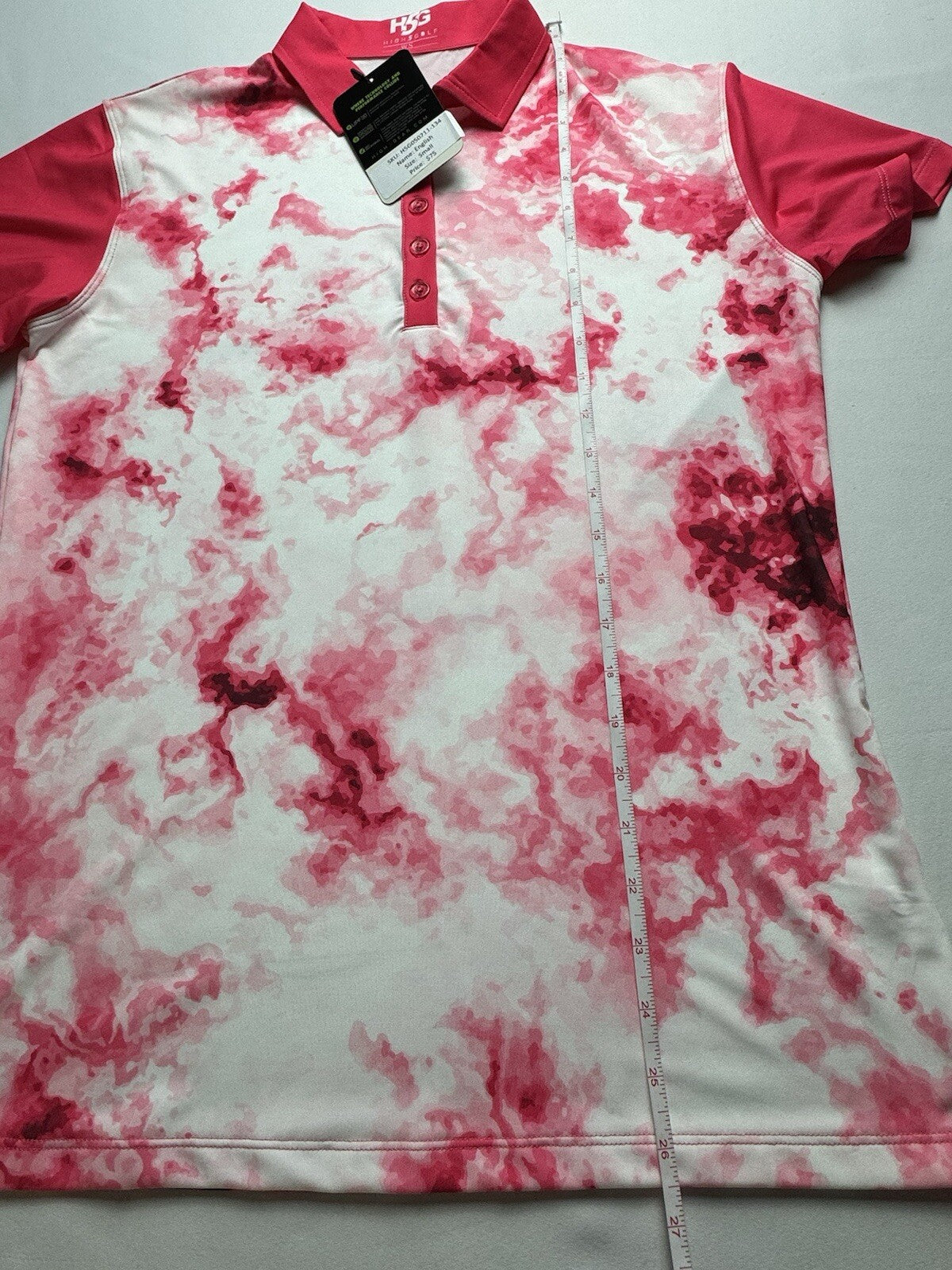 H5G High 5 Golf Women’s Short Sleeve Polo Shirt Sz S. (B.58)