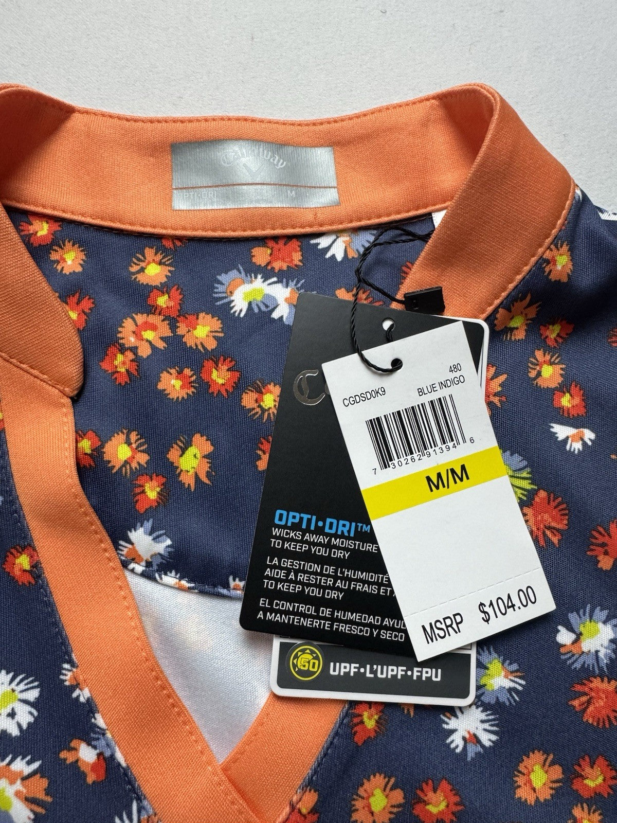 $104 Callaway Women’s Polo Dress Floral Sz XL (B.172)