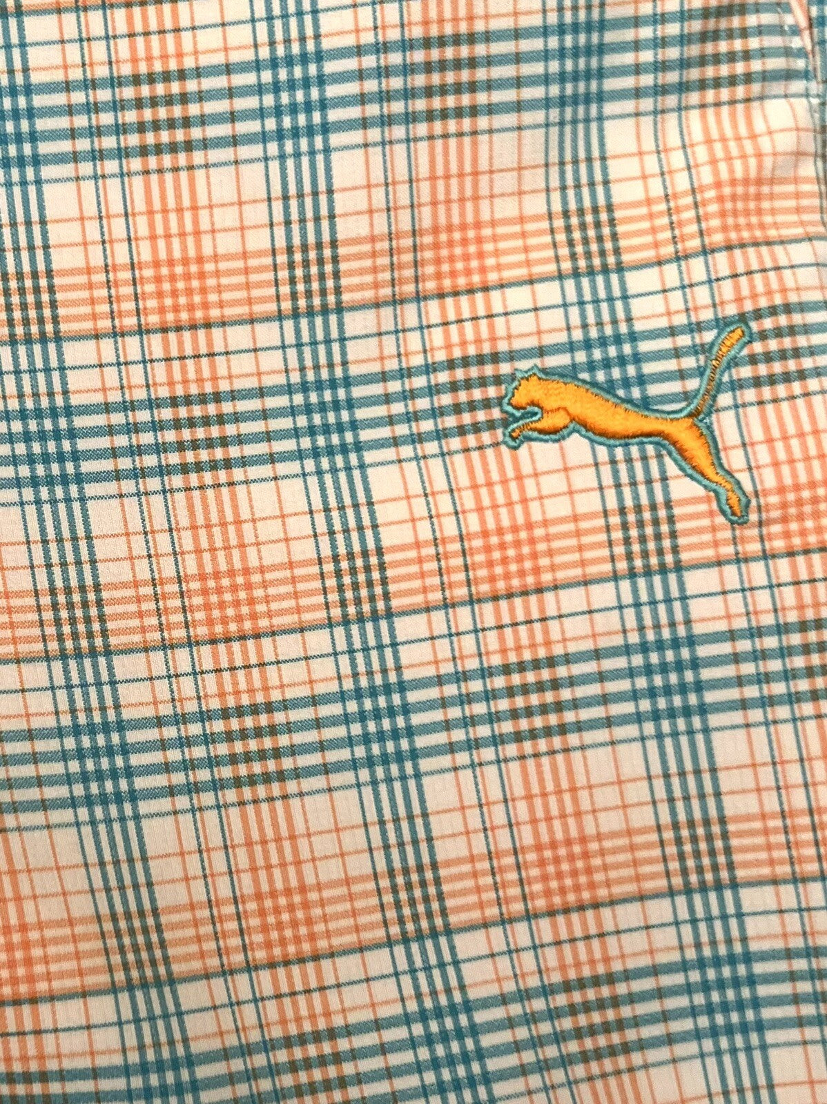 PUMA Women’s Golf Shorts Size 0 Orange Green