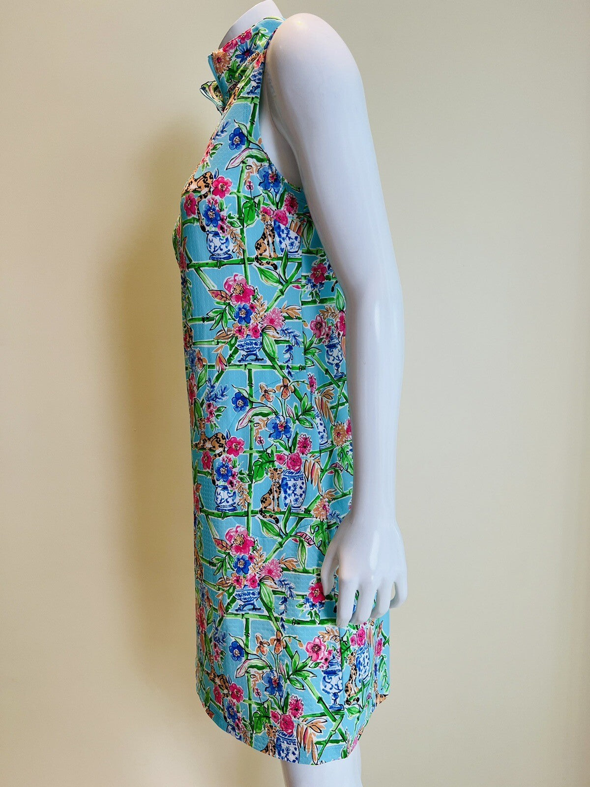 $128 G Lifestyle Women’s Mock Zip Neck Sleeveless Dress Sz M (B.10)