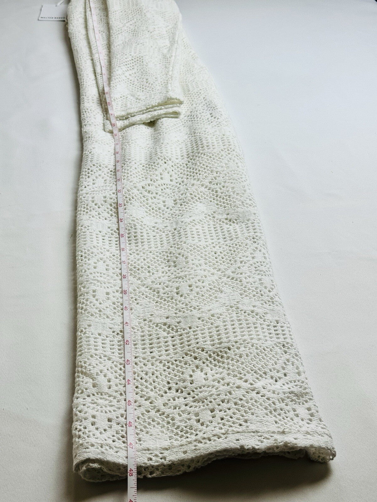$298 WALTER BAKER Women’s White Crochet Dress Sz M. (73)