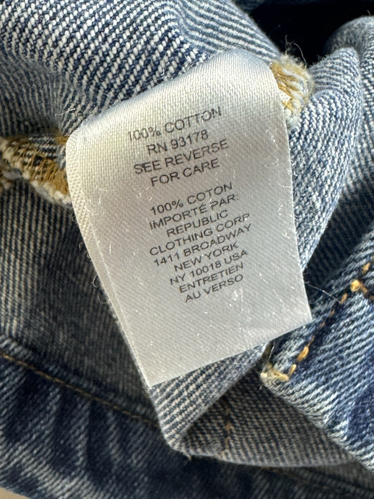 $88 Industry Republic Clothing Women’s Jeans Jacket Size S (B.113)