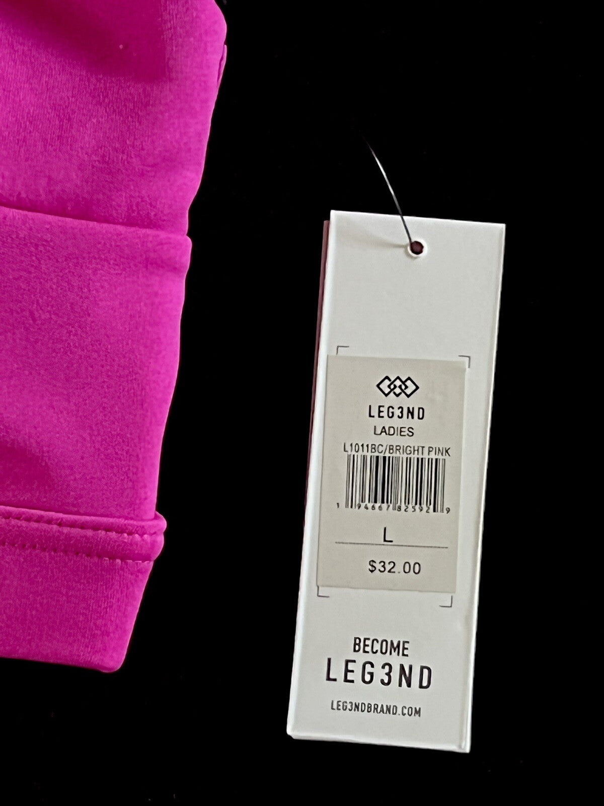 LEGEND Women's Fuchsia Stretchy Strappy Sports Bra SIZE L