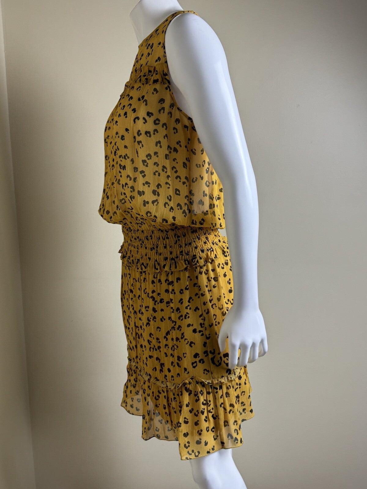 $365 Nicole Miller Women's Leopard Print Dress Sz 2. (B.138)