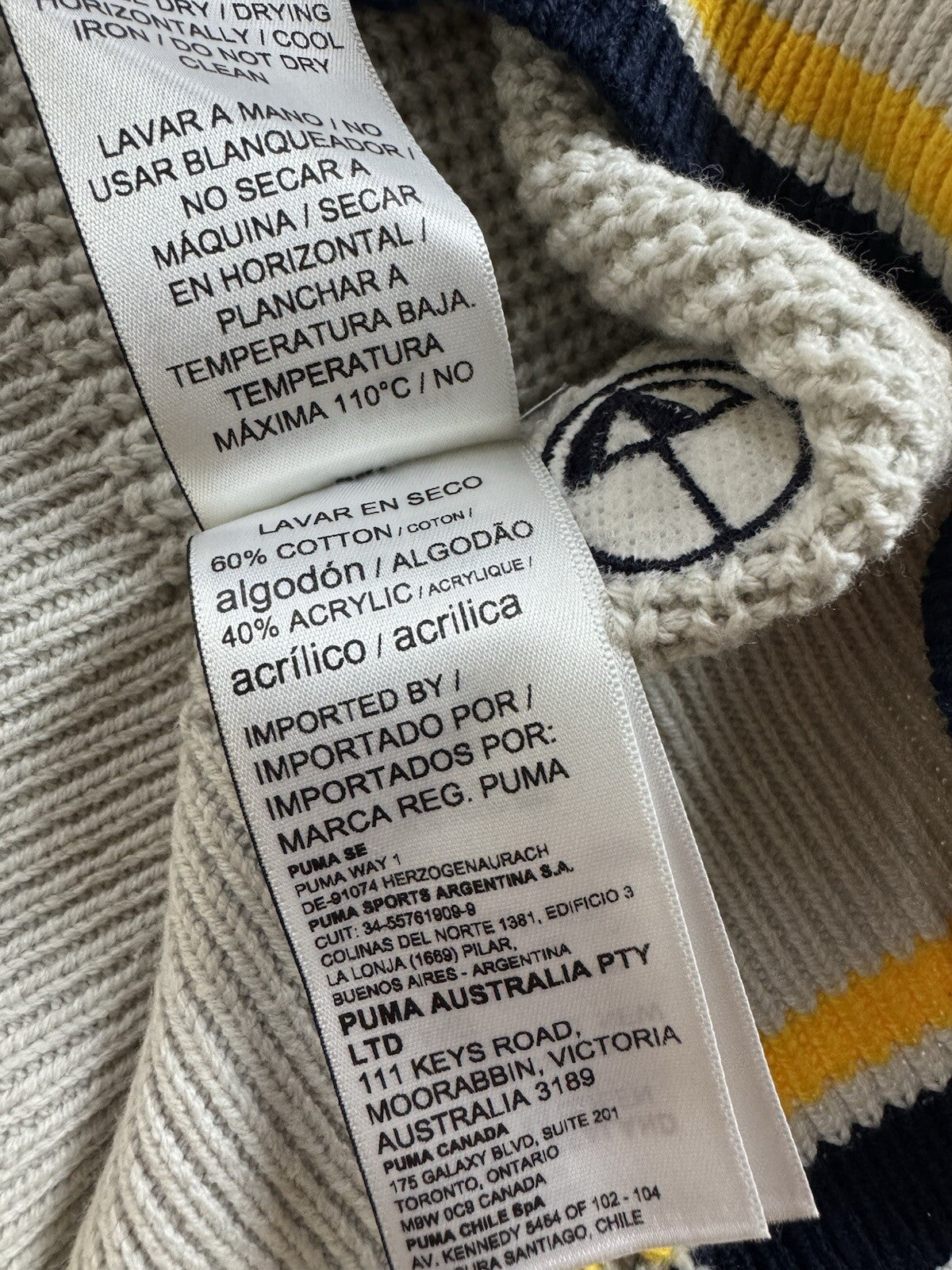 Puma Women's Golf Sweater Ivory Size S. (B.126/3)