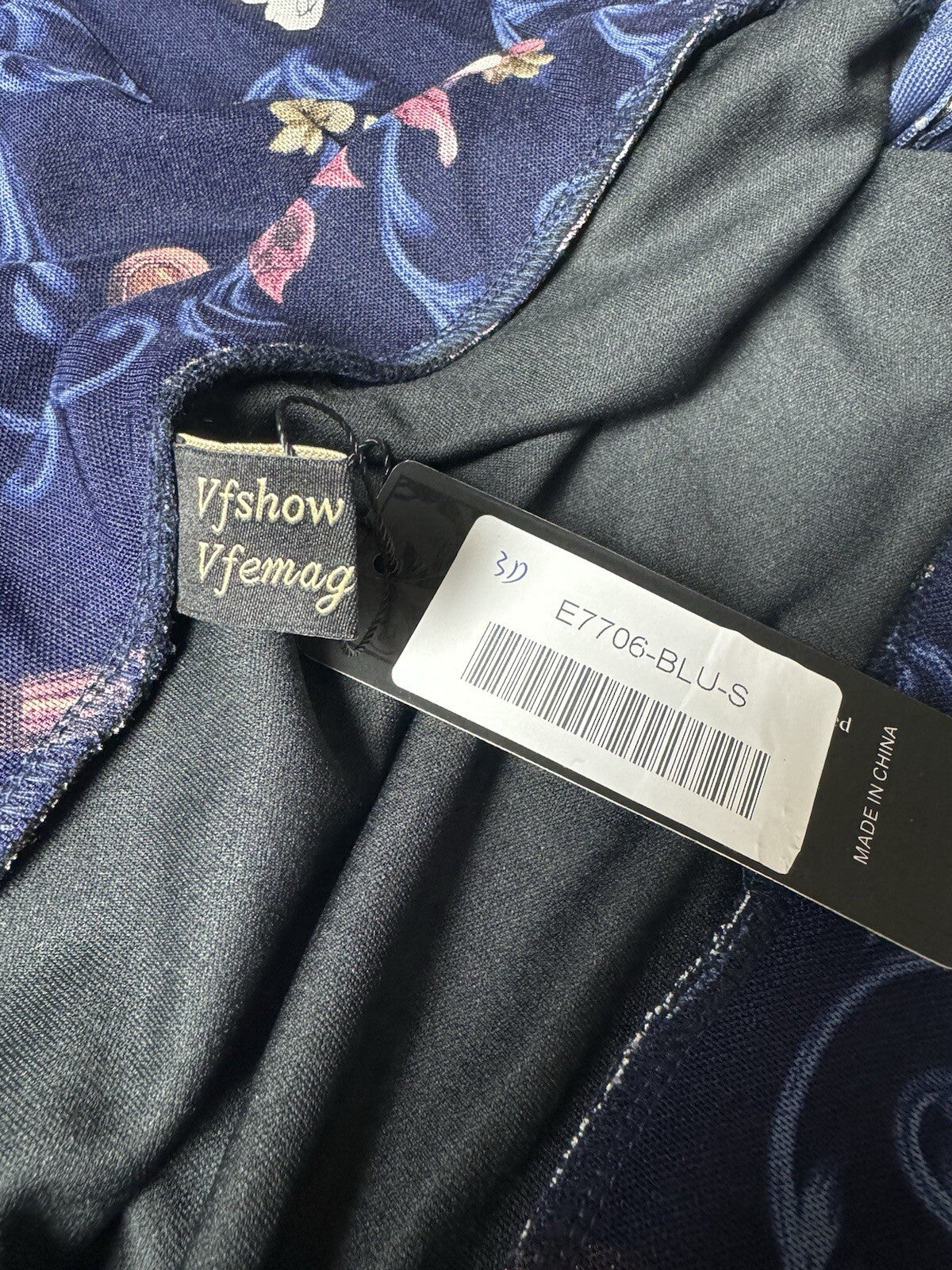 Vfshow Vfemage Floral Long Dress Sz S. (B.98)