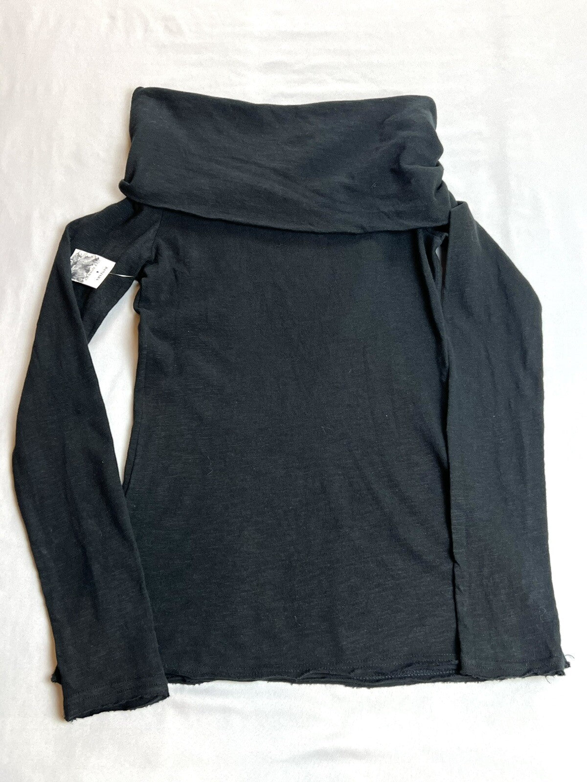Banjara Women’s Sz XS Top Pullover Sweater Cotton Black Long Sleeve NWT